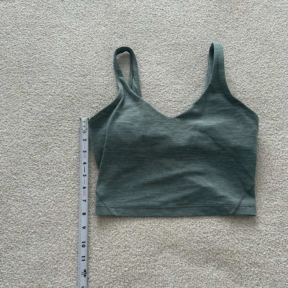 lululemon Align Tank size 6 in Heathered Tidewater Teal
